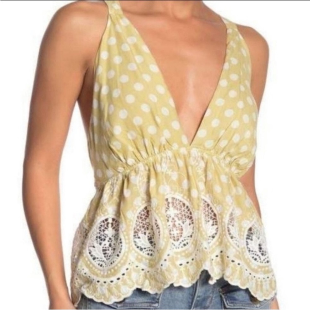 Free People | NWT Polka-dot Halter Top - Picture 2 of 10